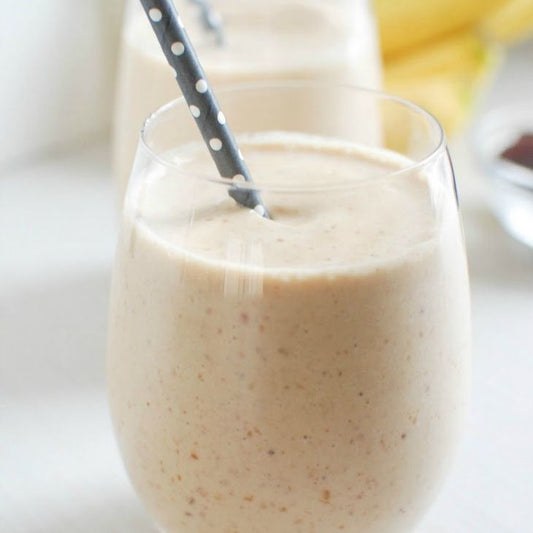 Almond Peanut Butter Banana Smoothie