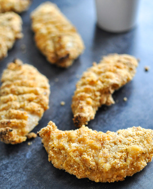 Almond Crusted Chicken Fingers