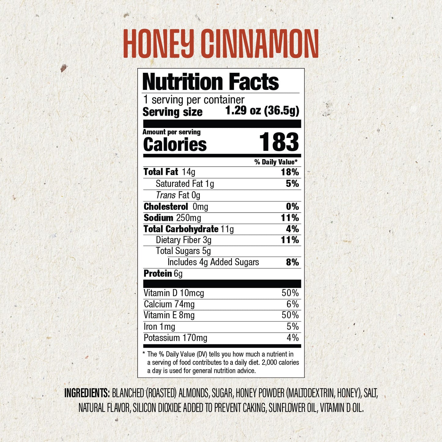 Nutrition Label for Honey Cinnamon: Check the Nutritional Values