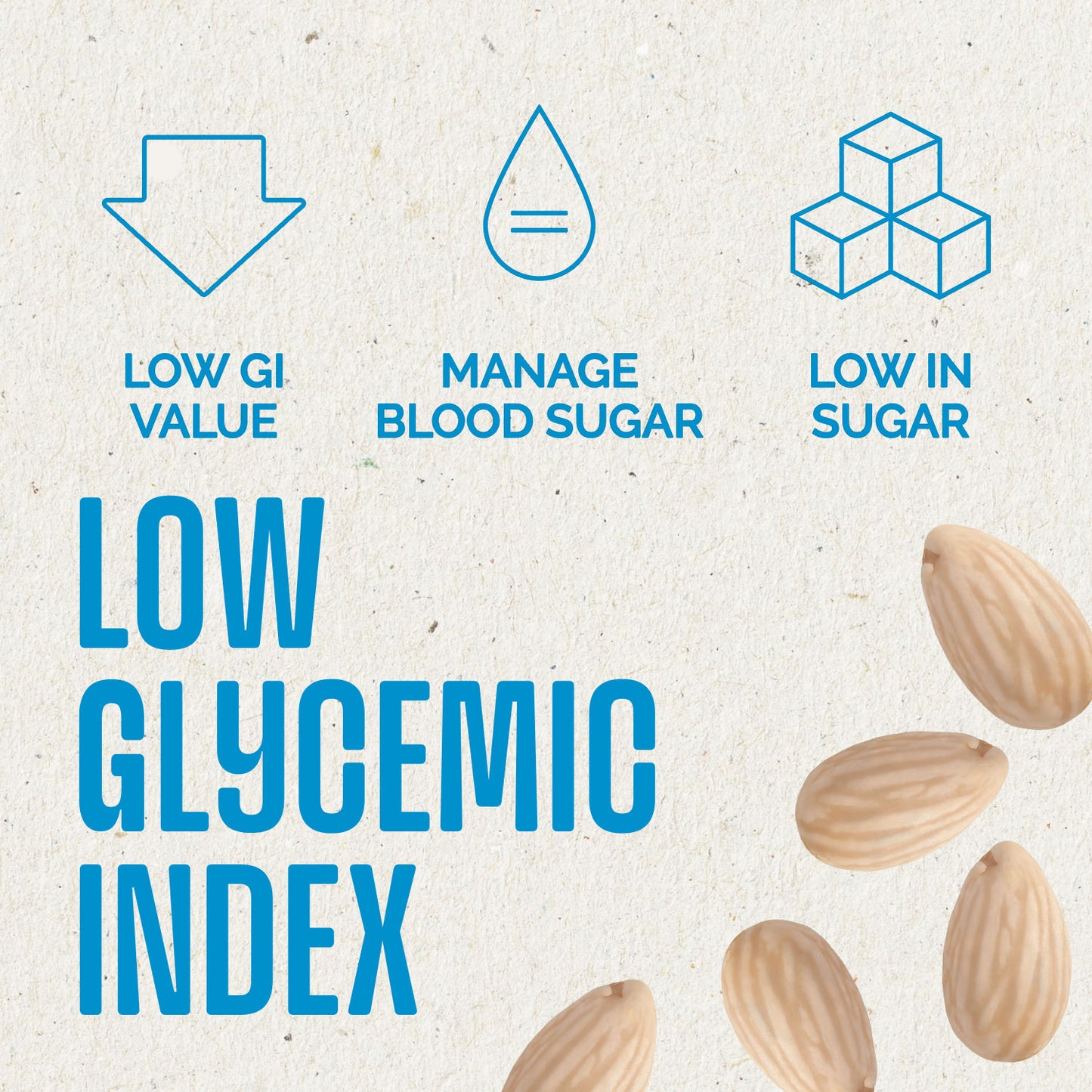 AlmondRx & Low Glycemic Index: Healthy Snacking for Blood Sugar Management