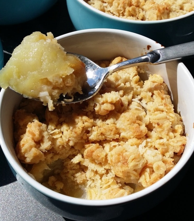 Almond Apple Crumble