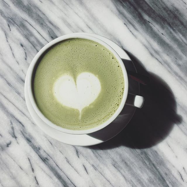 Almond Matcha Latte