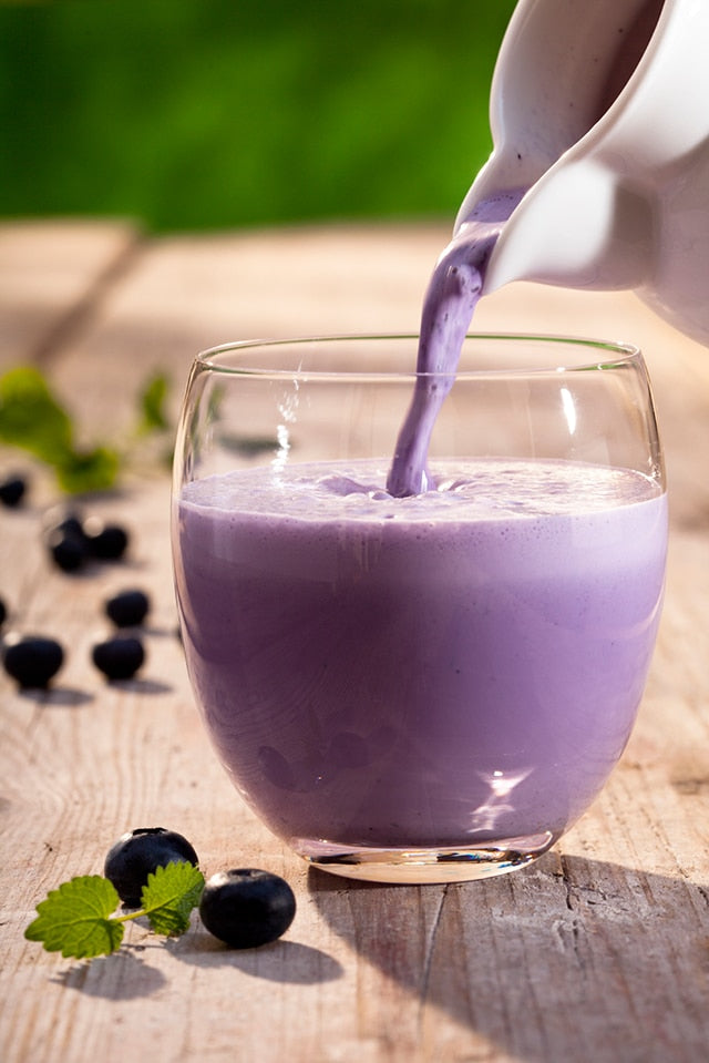 Vanilla Blueberry Almond Milk