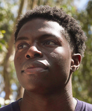 Kenneth Tucker, UCSD track star, portrait.