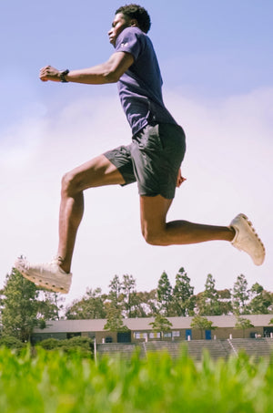 Kenneth Tucker, UCSD track star, long jump/triple jump.
